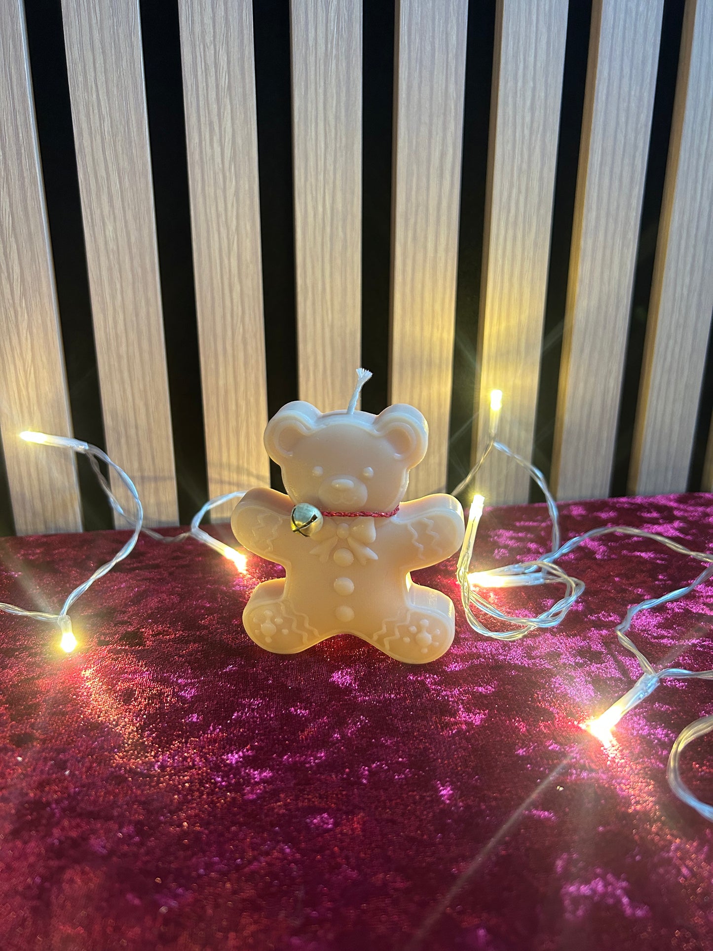 Bougie décorative parfumée – Ourson d'hiver