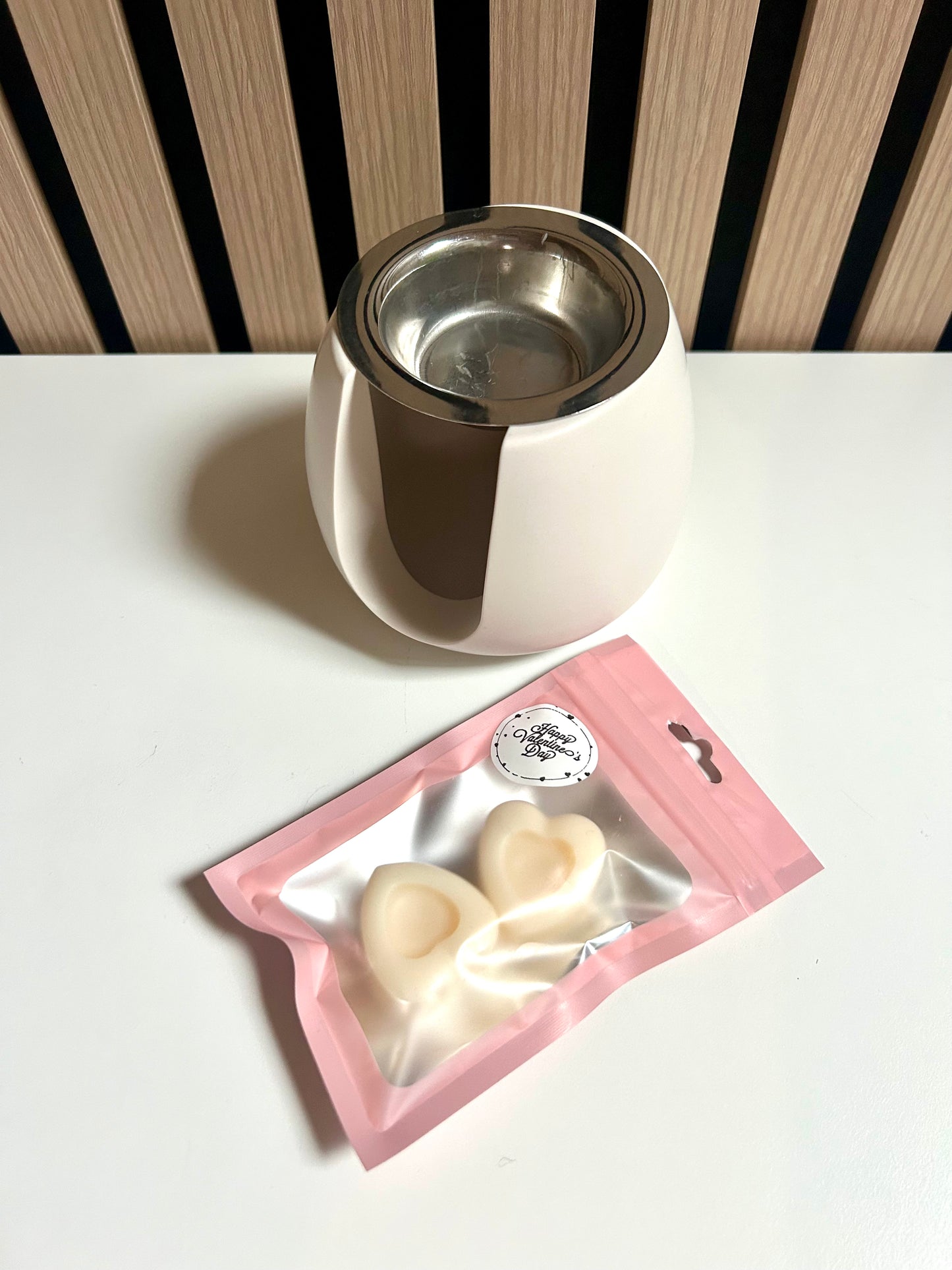 Lot de deux fondants modèle coeur