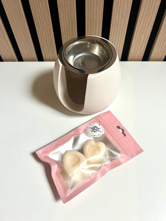 Lot de deux fondants modèle coeur