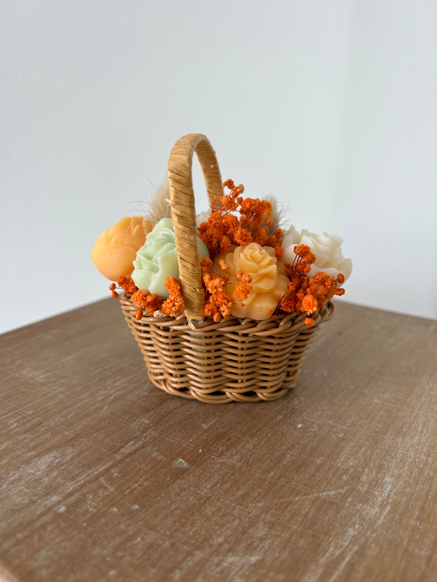 Panier fleuri Parfum Fraise & Chocolat