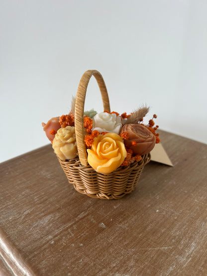 Panier fleuri Parfum Pain d'épice