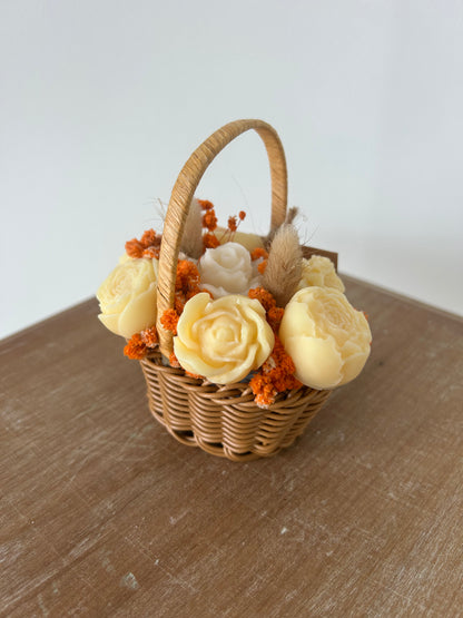 Panier fleuri Parfum Calisson
