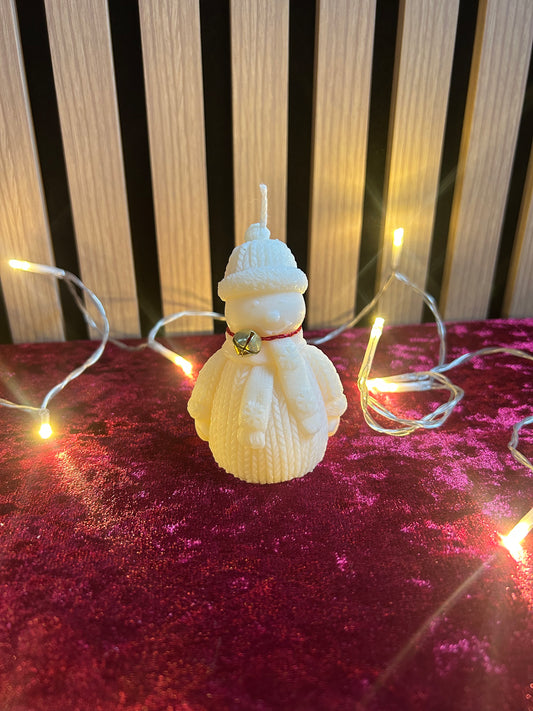 Bougie décorative parfumée – Bonhomme d’Hiver