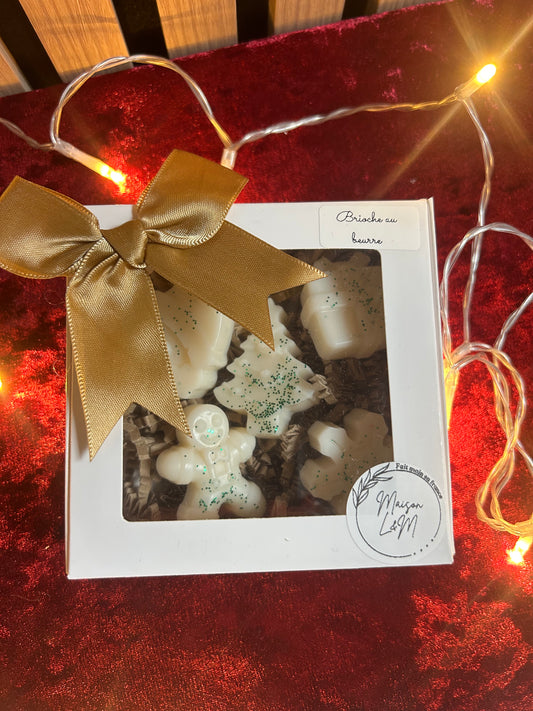 Coffret Cadeau de 5 Fondants Parfumés — Édition Festive