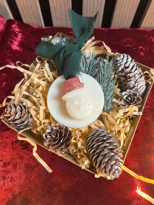 Suspension Parfumée Décorative — Bonhomme de Neige de Noël