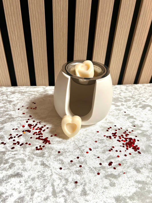 Lot de deux fondants modèle coeur